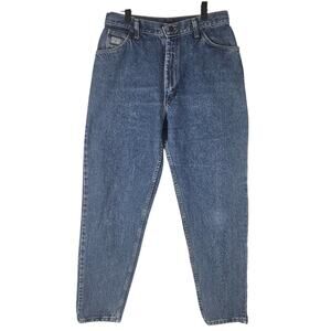 WRANGLER VINTAGE WOMEN'S HIGH-RISE TAPERED LEG JEAN SIZE 12 PETITE, 100% COTTON